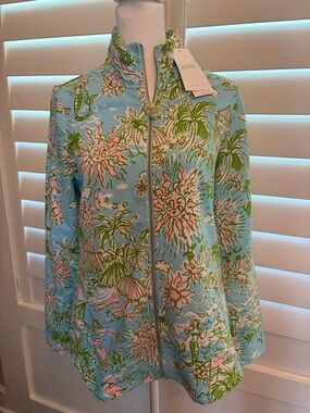 Lilly Pulitzer Leona Zip Jacket - Sunbathers Bliss